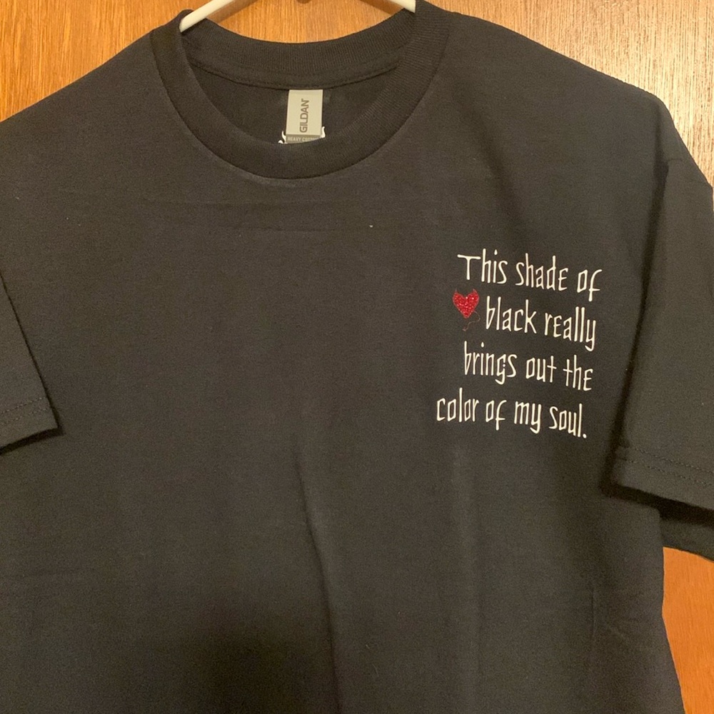 NEW! My soul is black tee - Picture 2 of 4